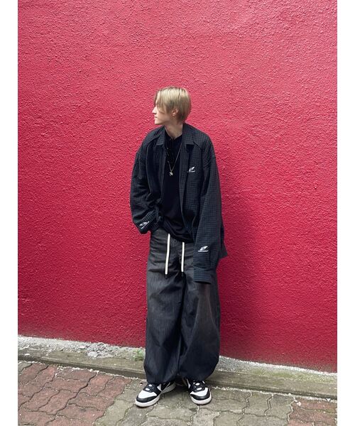 KICHUL（キチョル）の「BALLOON FIT DENIM PANTS (WASHED BLACK)（デニムパンツ・レディース・その他・SMALL/XX-SMALL/LARGE/X-SMALL/MEDIUM）」の22枚目の写真