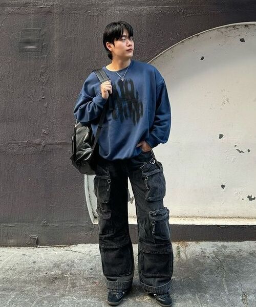 MASSNOUN（マスノウン）の「M6X スナップカーゴデニムパンツ MSFJP001-BK（デニムパンツ・メンズ・その他・X-LARGE/LARGE）」の13枚目の写真