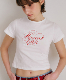 ガールズハートクロップTシャツ_ホワイト