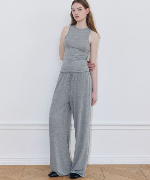 LADY VOLUME(レディーボリューム)の「レアリブドタンクトップ (グレー)(Tシャツ/カットソー・レディース・その他・SMALL/MEDIUM)」の2枚目の写真