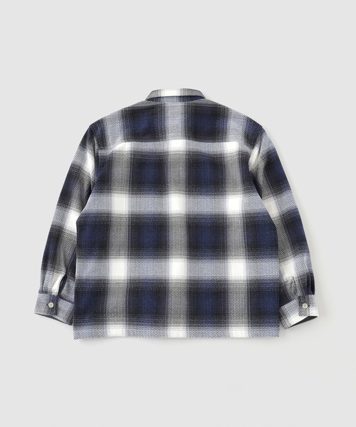 B.C STOCK(ベーセーストック)の「モール ビッグチェックシャツ(シャツ/ブラウス・メンズ・ブルー系その他/ホワイト/ブラウン・MEDIUM/LARGE)」の16枚目の写真