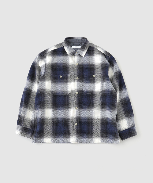 B.C STOCK(ベーセーストック)の「モール ビッグチェックシャツ(シャツ/ブラウス・メンズ・ブルー系その他/ホワイト/ブラウン・MEDIUM/LARGE)」の20枚目の写真