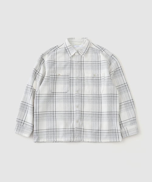 B.C STOCK(ベーセーストック)の「モール ビッグチェックシャツ(シャツ/ブラウス・メンズ・ブルー系その他/ホワイト/ブラウン・MEDIUM/LARGE)」の22枚目の写真
