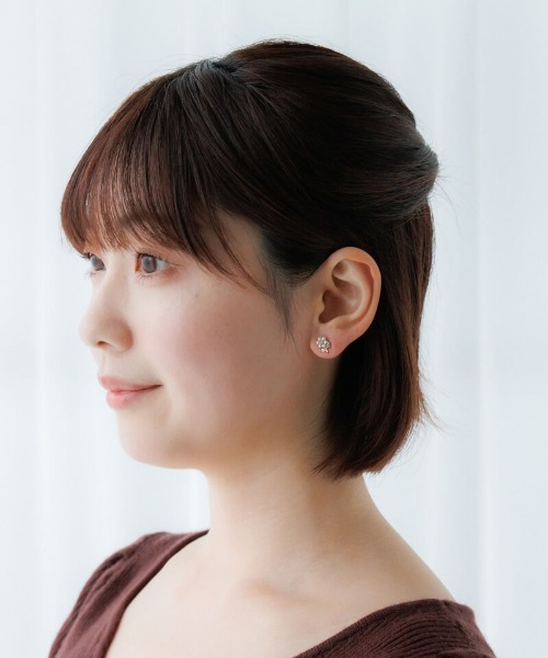 flower（フラワー）の「ブルーミングパールピアス（ピアス（両耳用）・レディース・ゴールド/シルバー・FREE）」の10枚目の写真