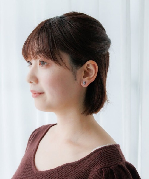 flower（フラワー）の「ブルーミングパールピアス（ピアス（両耳用）・レディース・ゴールド/シルバー・FREE）」の11枚目の写真