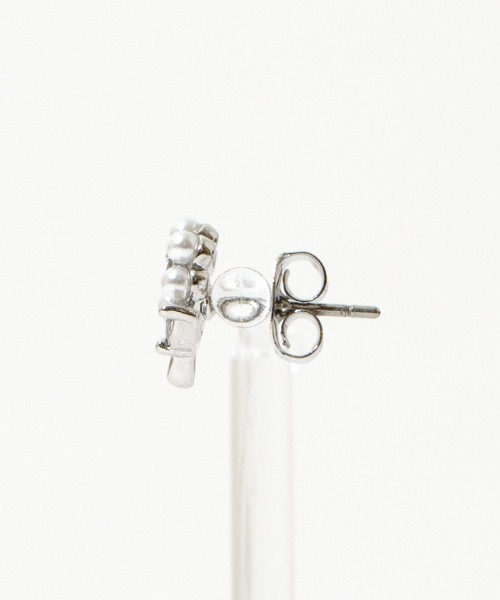 flower（フラワー）の「ブルーミングパールピアス（ピアス（両耳用）・レディース・ゴールド/シルバー・FREE）」の7枚目の写真