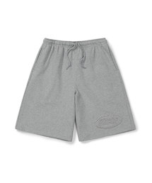 MMLG（エムエムエルジー）の「[Mmlg] DMG LOGO REGULAR SWEAT SHORTS (EVERY GREY)（その他パンツ・レディース）」