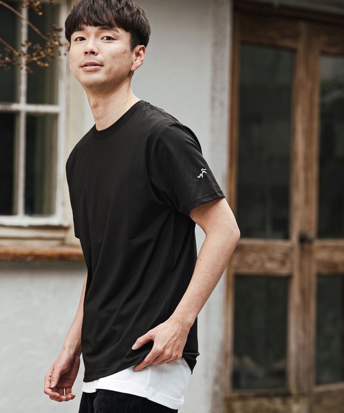 CALL&RESPONSE（コールアンドレスポンス）の「mt10122- 無地半袖Tシャツ(262-1324-01)（Tシャツ/カットソー・メンズ・ホワイト/ブラック・5/4/2/1）」の2枚目の写真