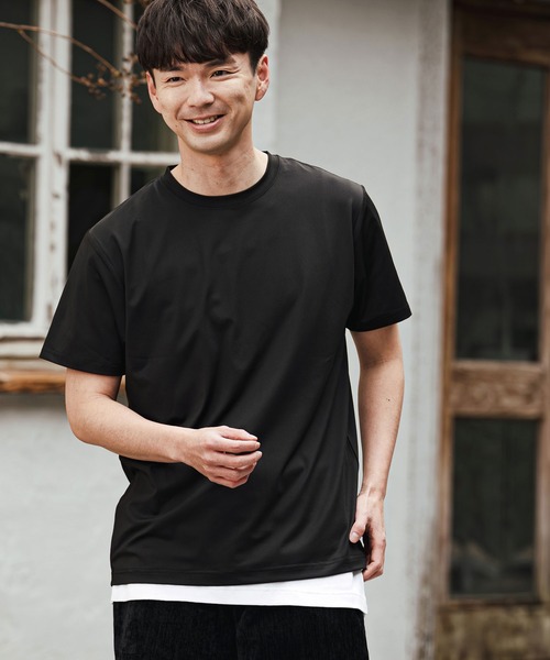 CALL&RESPONSE（コールアンドレスポンス）の「mt10122- 無地半袖Tシャツ(262-1324-01)（Tシャツ/カットソー・メンズ・ホワイト/ブラック・5/4/2/1）」の5枚目の写真