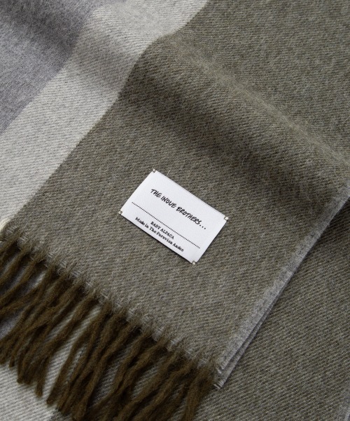 THE INOUE BROTHERS/ザイノウエブラザーズ】Brushed Scole Stripe