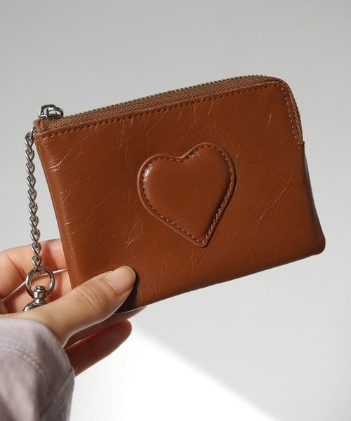 Port(ポート)の「【 Sowel. / ソエル 】 フロント ハート コインケース / カードケース #(カードケース・レディース・イエロー/ホワイト/ブラウン/ワインレッド/シルバー/グリーン/ブラック/ピンク・FREE)」の3枚目の写真