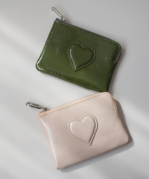 Port(ポート)の「【 Sowel. / ソエル 】 フロント ハート コインケース / カードケース #(カードケース・レディース・イエロー/ホワイト/ブラウン/ワインレッド/シルバー/グリーン/ブラック/ピンク・FREE)」の6枚目の写真