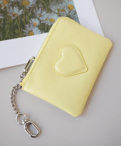 Port(ポート)の「【 Sowel. / ソエル 】 フロント ハート コインケース / カードケース #(カードケース・レディース・イエロー/ホワイト/ブラウン/ワインレッド/シルバー/グリーン/ブラック/ピンク・FREE)」の5枚目の写真