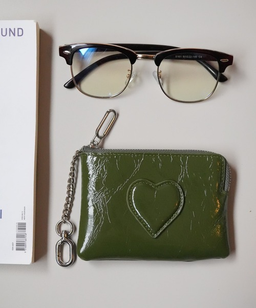 Port(ポート)の「【 Sowel. / ソエル 】 フロント ハート コインケース / カードケース #(カードケース・レディース・イエロー/ホワイト/ブラウン/ワインレッド/シルバー/グリーン/ブラック/ピンク・FREE)」の4枚目の写真