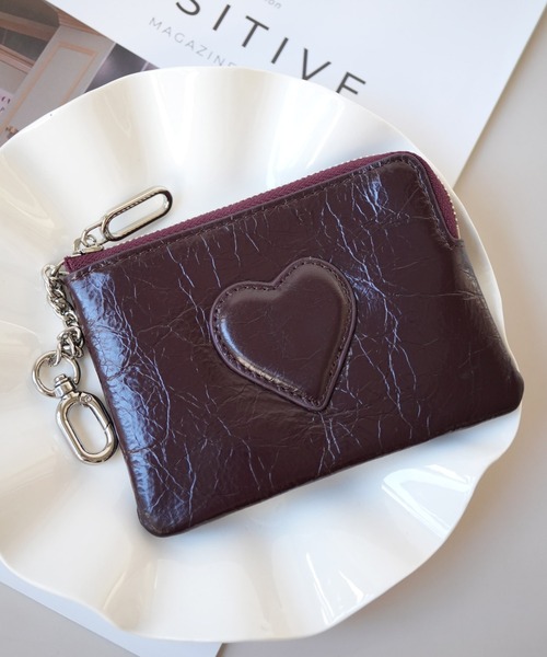 Port(ポート)の「【 Sowel. / ソエル 】 フロント ハート コインケース / カードケース #(カードケース・レディース・イエロー/ホワイト/ブラウン/ワインレッド/シルバー/グリーン/ブラック/ピンク・FREE)」の7枚目の写真