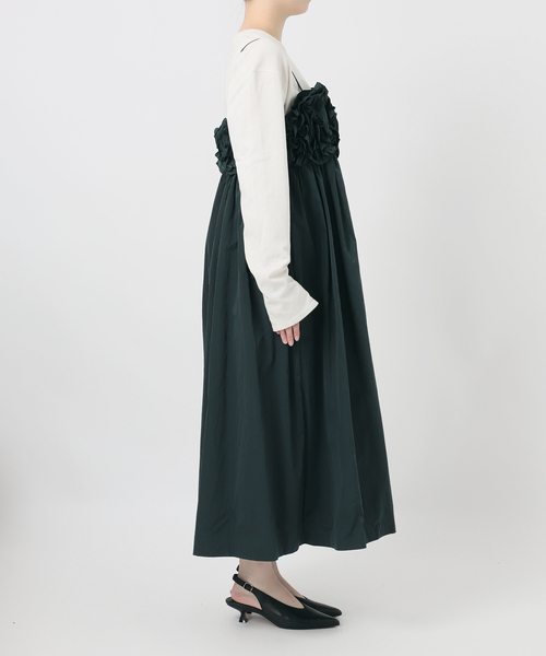 セール】habi フリルキャミドレス（ワンピース）｜SLOBE IENA