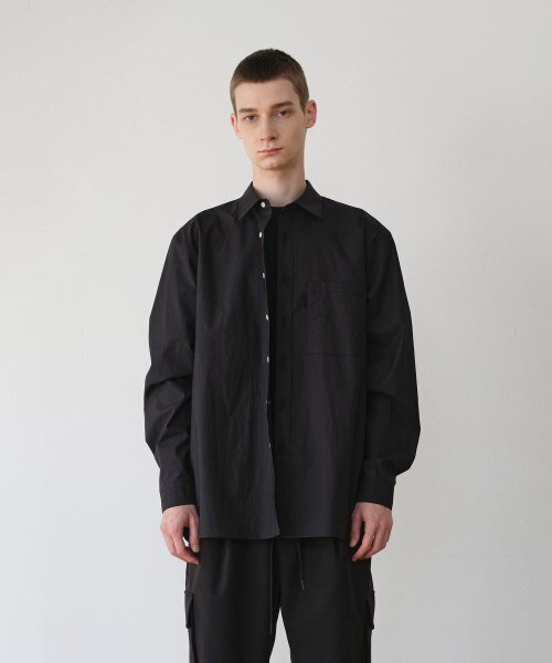 CHAMASPORTSLAB(チャマ スポーツラボ)の「CSL TYPEWRITER SHIRT-BLACK(シャツ/ブラウス・メンズ・その他・SMALL/MEDIUM/LARGE)」の1枚目の写真