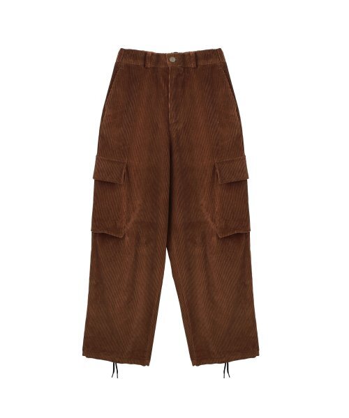 GOSTREET(ゴーストリート)の「セミワイドコーデュロイカーゴパンツブラウン(その他パンツ・メンズ・その他・LARGE/MEDIUM)」の2枚目の写真
