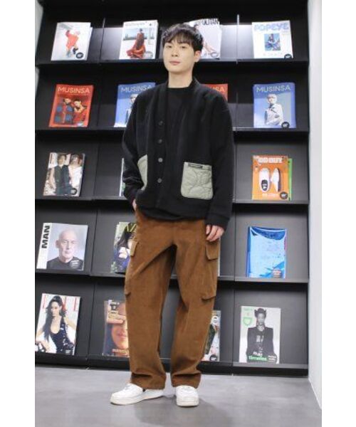 GOSTREET(ゴーストリート)の「セミワイドコーデュロイカーゴパンツブラウン(その他パンツ・メンズ・その他・LARGE/MEDIUM)」の4枚目の写真