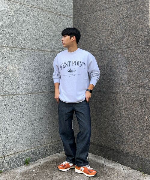 KANEITEI(カネイテイ)の「WEST POINT ARCH CREWNECK (MELANGE GRAY)(スウェット・レディース・グレー・MEDIUM/LARGE/X-LARGE)」の16枚目の写真