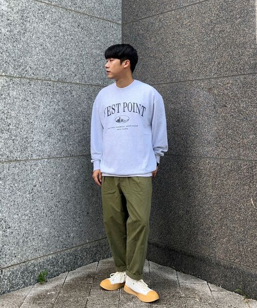 KANEITEI(カネイテイ)の「WEST POINT ARCH CREWNECK (MELANGE GRAY)(スウェット・レディース・グレー・MEDIUM/LARGE/X-LARGE)」の17枚目の写真