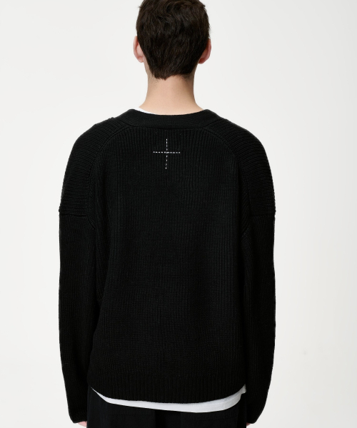O project ニットカーディガン M 黒 厚手 19AW モールニット カーディガン（カーディガン/ボレロ） | tk.TAKEO