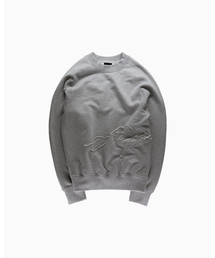 COLDWARM（コールドウォーム）の「applique logo sweat shirt (grey color) -small fit-（スウェット）」