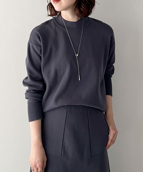 Doux archives（ドゥアルシーヴ）の「ベイカースカートニットＳＥＴＵＰ（ワンピース・レディース・ブルーグレー/グレー/ベージュ・FREE）」の6枚目の写真