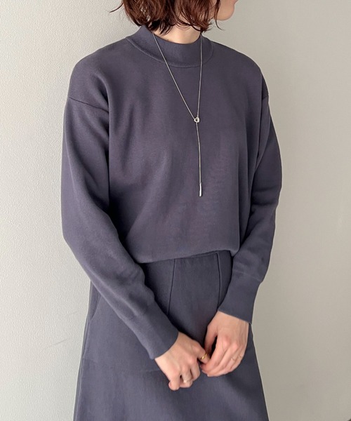 Doux archives（ドゥアルシーヴ）の「ベイカースカートニットＳＥＴＵＰ（ワンピース・レディース・ブルーグレー/グレー/ベージュ・FREE）」の9枚目の写真