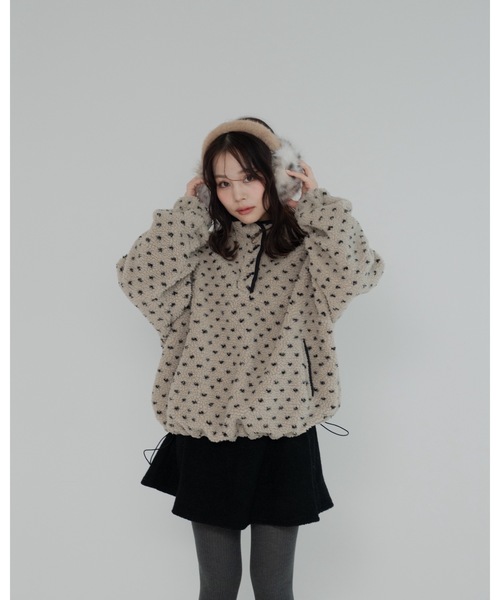 JUMELLE(ジュメロ)の「ボアプルオーバー(ニット/セーター・レディース・ベージュ・FREE)」の10枚目の写真