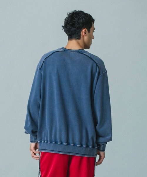 SILAS（サイラス）の「【UK COLLECTION】SKATE OVAL SWEATSHIRT（スウェット・メンズ・オフホワイト/ネイビー・S/M/L）」の7枚目の写真