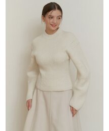 RE_L（リエル）の「Peony volume knit (ivory)（ニット/セーター）」