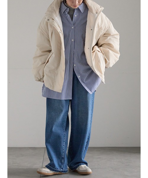 Samansa Mos2(サマンサ モスモス)の「【ZOZO限定】柄アソートビッグシャツ(シャツ/ブラウス・レディース・グレー/ピンク/ブルー/イエロー/ネイビー・F)」の15枚目の写真