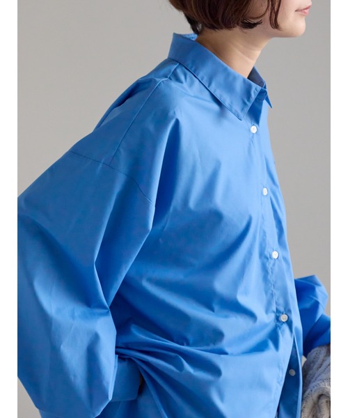 Samansa Mos2(サマンサ モスモス)の「【ZOZO限定】柄アソートビッグシャツ(シャツ/ブラウス・レディース・グレー/ピンク/ブルー/イエロー/ネイビー・F)」の22枚目の写真