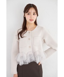 【ZOZO限定】スポンジリバーチュールヘムジャケット