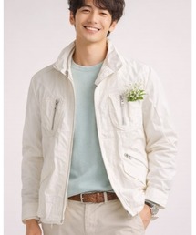 Sakka（サッカ）の「日本製2WAYコットンミリタリージャケット（ミリタリージャケット）」