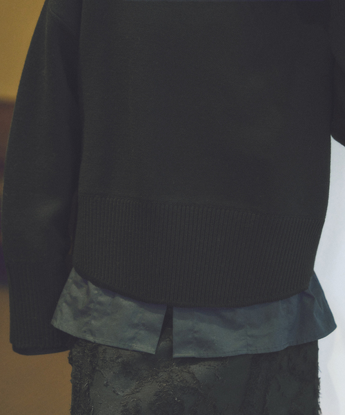 ム*ョ様 プラージュ　viola short ニット ブラック プラージュ Plage viola short ニット （ブラック） - ファッション