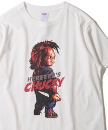 【CHUCKY / チャッキー】フロントプリントクルーネックTシャツ