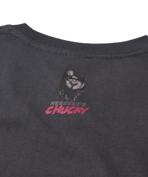 ADPOSION(アドポーション)の「【CHUCKY / チャッキー】フロントプリントクルーネックTシャツ(Tシャツ/カットソー・レディース・チャコールグレー/ホワイト/オフホワイト・LARGE/X-LARGE/MEDIUM)」の9枚目の写真