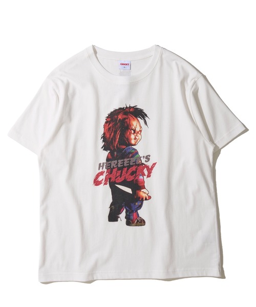 ADPOSION(アドポーション)の「【CHUCKY / チャッキー】フロントプリントクルーネックTシャツ(Tシャツ/カットソー・レディース・チャコールグレー/ホワイト/オフホワイト・LARGE/X-LARGE/MEDIUM)」の11枚目の写真