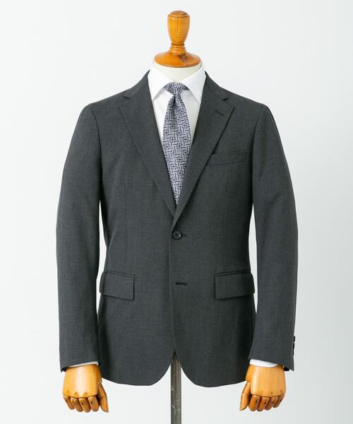 URBAN RESEARCH DOORS（アーバンリサーチドアーズ）の「LIFE STYLE TAILOR　ウールライクコンフォータブルスマートジャケット（その他アウター・メンズ・ネイビー/グレー・SMALL/MEDIUM/X-LARGE/LARGE）」の2枚目の写真