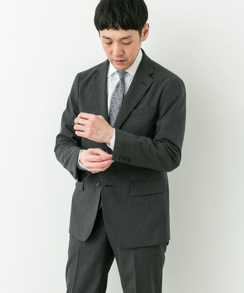 URBAN RESEARCH DOORS（アーバンリサーチドアーズ）の「LIFE STYLE TAILOR　ウールライクコンフォータブルスマートジャケット（その他アウター・メンズ・ネイビー/グレー・SMALL/MEDIUM/X-LARGE/LARGE）」の9枚目の写真