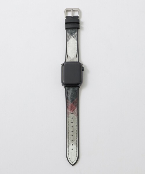 セール】クレストブリッジチェックApple Watchバンド（デジタル腕時計