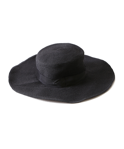 Ray BEAMS（レイビームス）の「◇【ラブリ着用】RBS / ペーパー ボーター ハット（ハット・レディース・ナチュラル/ブラック/ブラウン・ONE SIZE）」の2枚目の写真