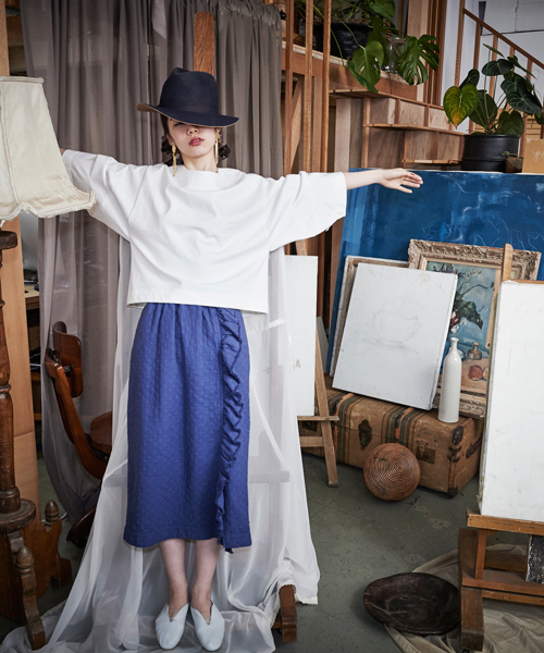 Ray BEAMS（レイビームス）の「◇【ラブリ着用】RBS / ペーパー ボーター ハット（ハット・レディース・ナチュラル/ブラック/ブラウン・ONE SIZE）」の4枚目の写真