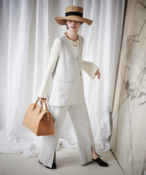 Ray BEAMS（レイビームス）の「◇【ラブリ着用】RBS / ペーパー ボーター ハット（ハット・レディース・ナチュラル/ブラック/ブラウン・ONE SIZE）」の6枚目の写真