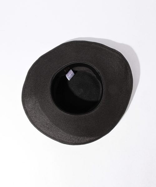 Ray BEAMS（レイビームス）の「◇【ラブリ着用】RBS / ペーパー ボーター ハット（ハット・レディース・ナチュラル/ブラック/ブラウン・ONE SIZE）」の7枚目の写真