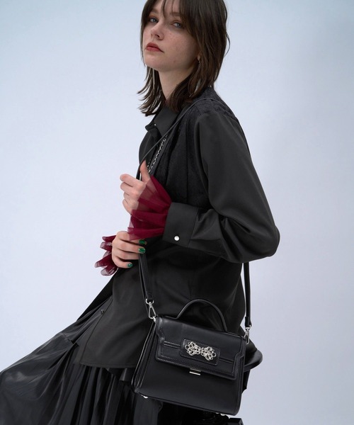 HARE（ハレ）の「チャイナショルダーバッグ(HARE)（ショルダーバッグ・レディース・ブラック・FREE）」の4枚目の写真