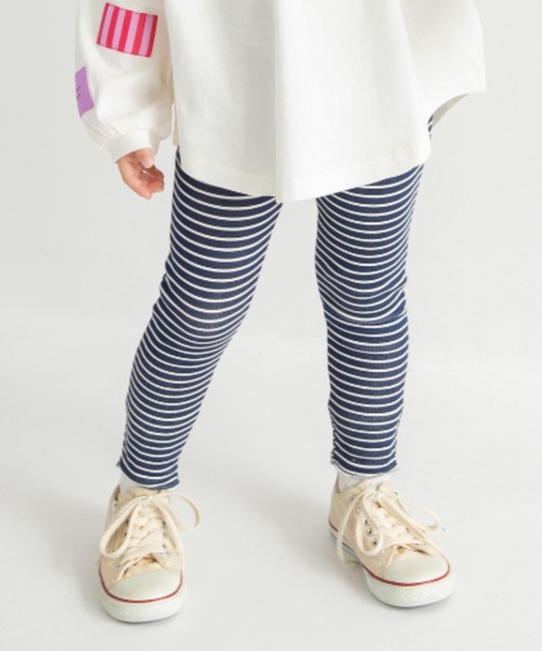 DRC branshes（ディーアールシーブランシェス）の「【WEB限定/DRC】裾メロウリブレギンス（その他パンツ・キッズ・その他1/その他2/その他3/ブラック/アイボリー/その他4・100/90/110/120/130/140）」の6枚目の写真