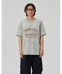 MAKEITTO（メイキット）の「[FRESH MILK] CREW NECK TEE_MINT（Tシャツ/カットソー）」
